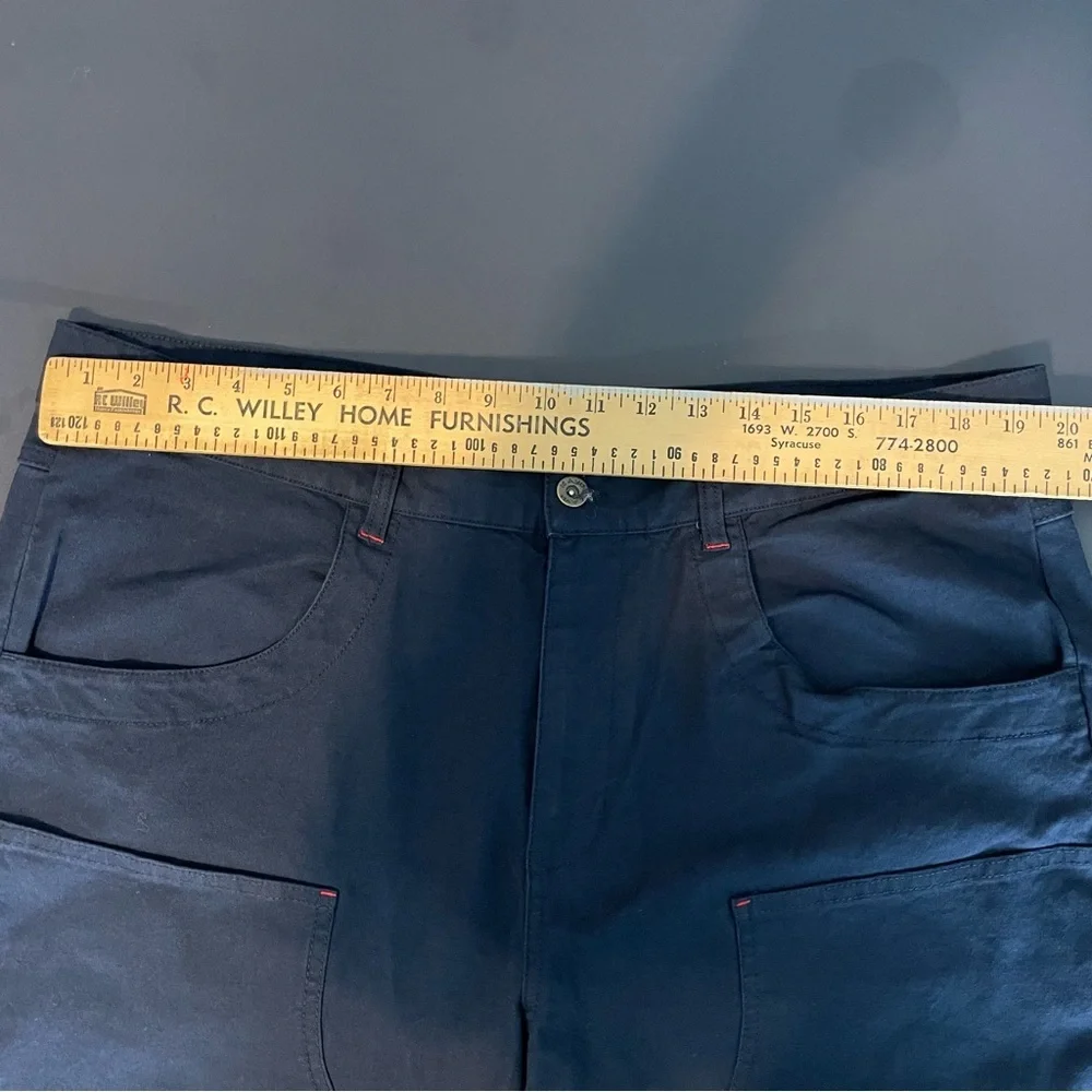 KAVU Klondike Double Knee Pants Blue Outdoor Canvas Cotton Work NWT Mens 40x32